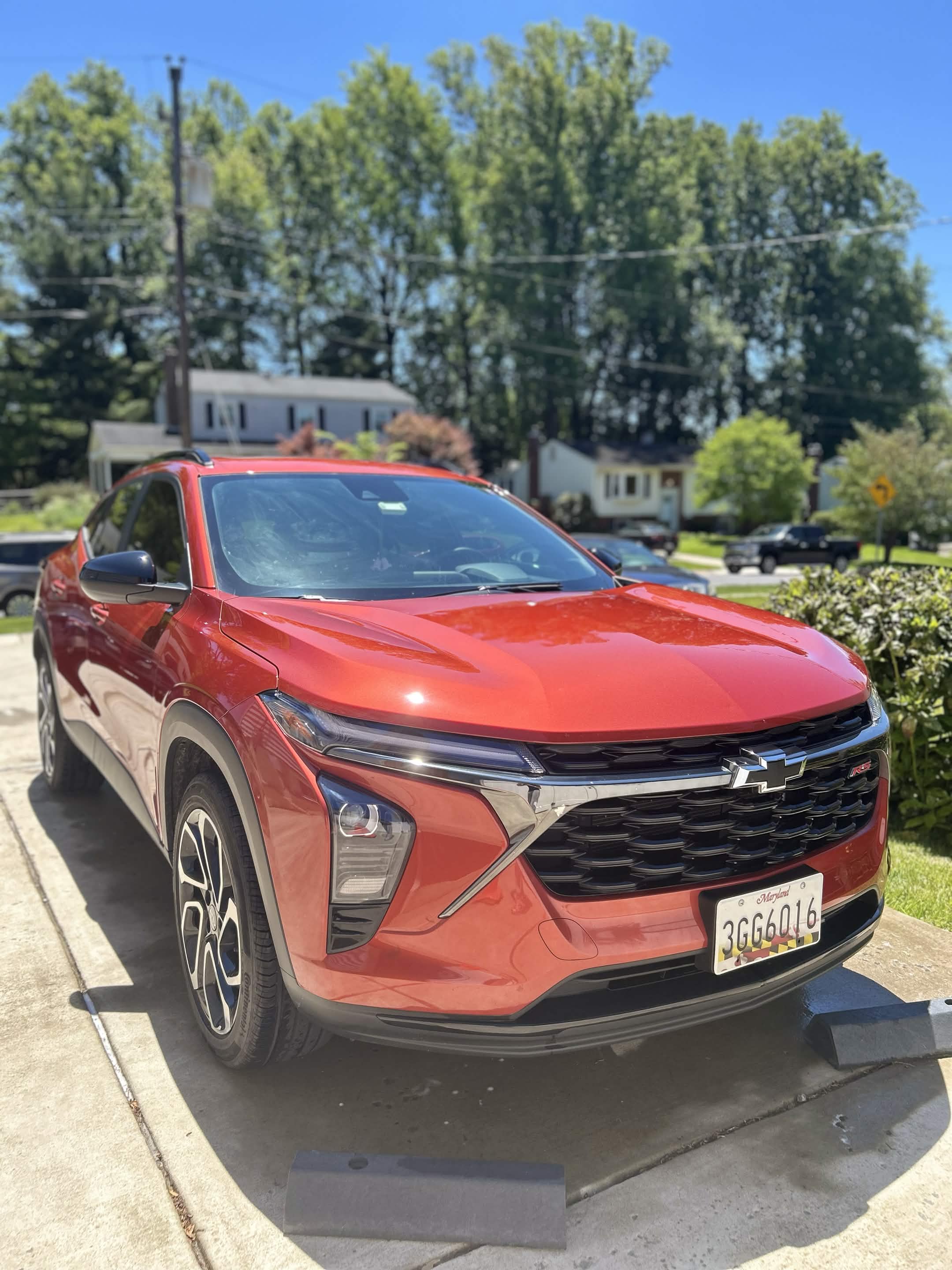 Chevy Trax exterior detail, Silver Spring MD